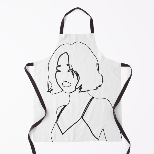 Item preview, Plain Cute Short Hair Girl Stencil - Diy Color Me In designed and sold by StencilGifts.