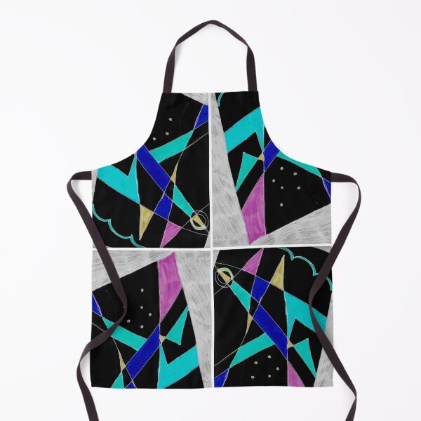 Item preview, Retro Geometric Line Art- Four Corners designed and sold by Designs By YL.