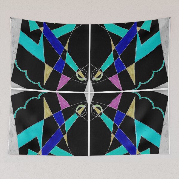 Item preview, Retro Geometric Line Art- Madala designed and sold by Designs By YL.