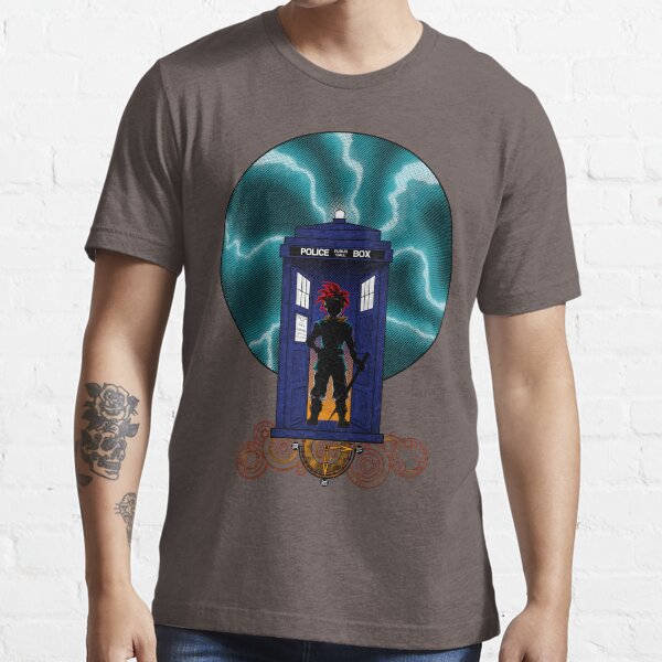 Chrono Who, Shirt & Gray Pillow/Tote Essential T-Shirt