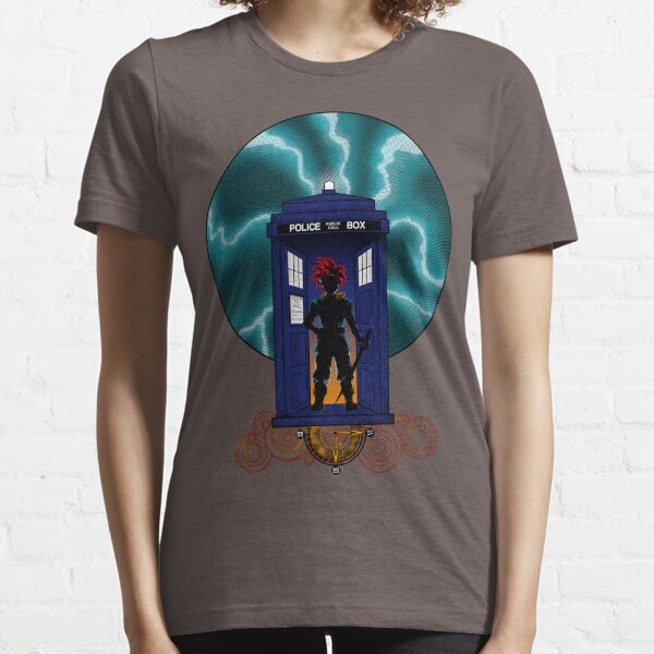 Chrono Who, Shirt & Gray Pillow/Tote Essential T-Shirt