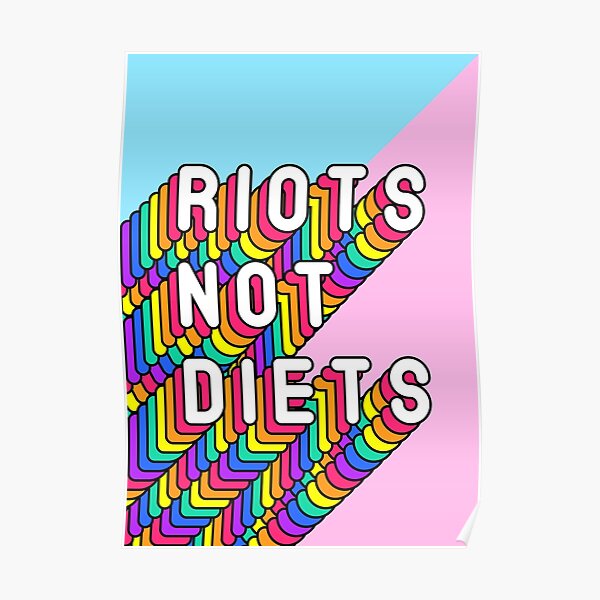 Riots Colorful Poster