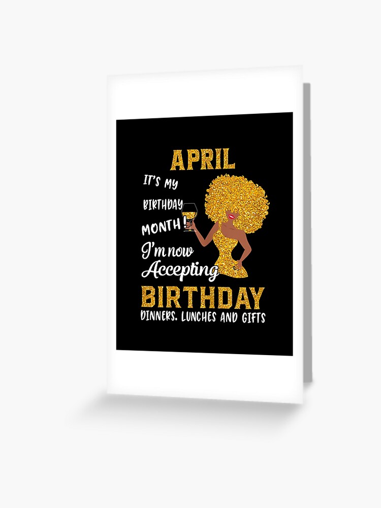 it s my birthday month black women april aries taurus gifts