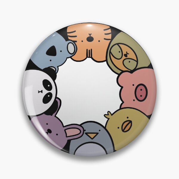 Item preview, Cute baby animals circle  designed and sold by Shui-art.