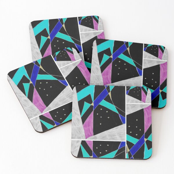 Item preview, Retro Geometric Line Art- Collage designed and sold by Designs By YL.