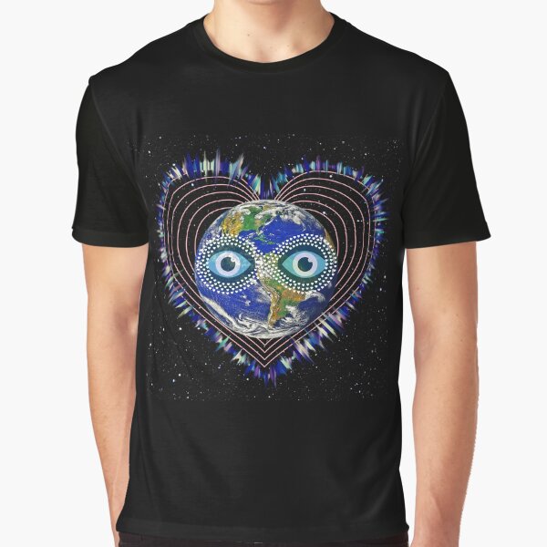 Musical Planet Earth Graphic T-Shirt