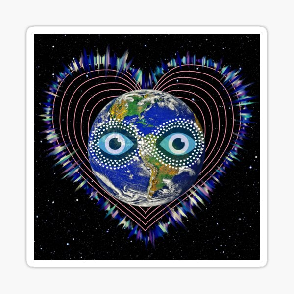 Musical Planet Earth Sticker