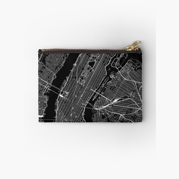 Item preview, New York City Black Map designed and sold by multiplicitymap.