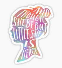 she is fierce Sticker