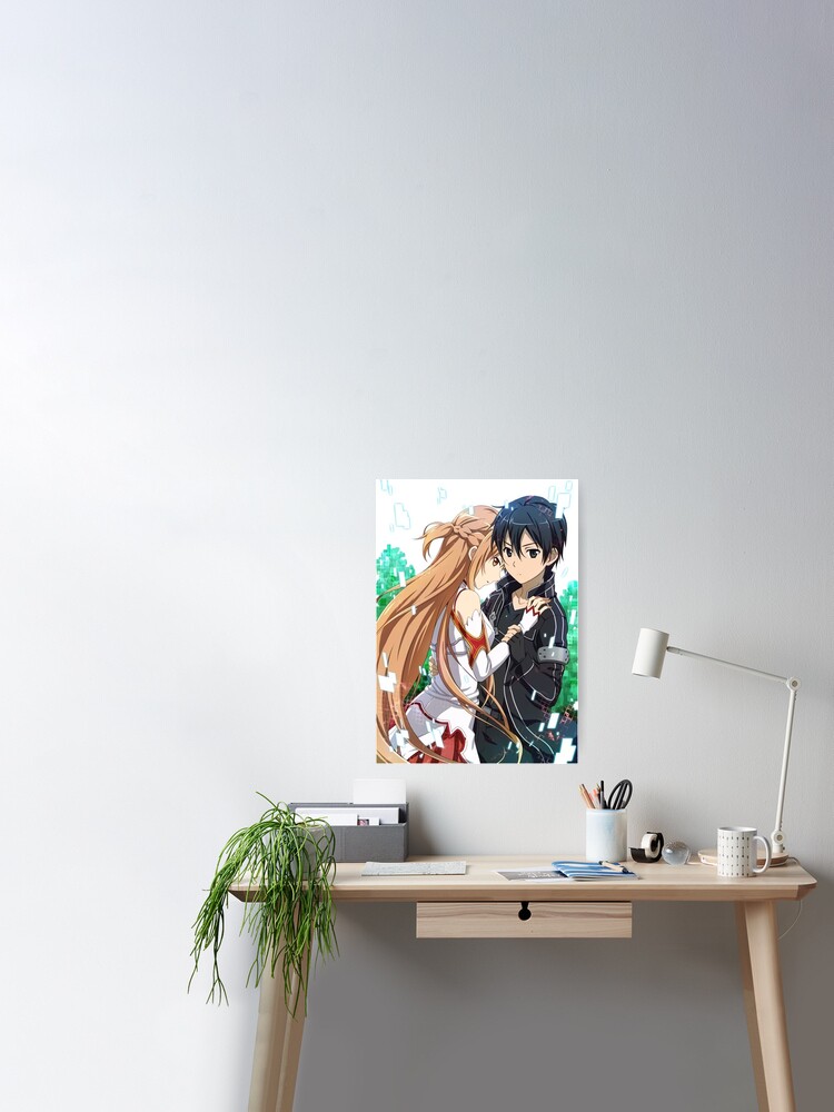 Romantic Anime Wall Art for Sale