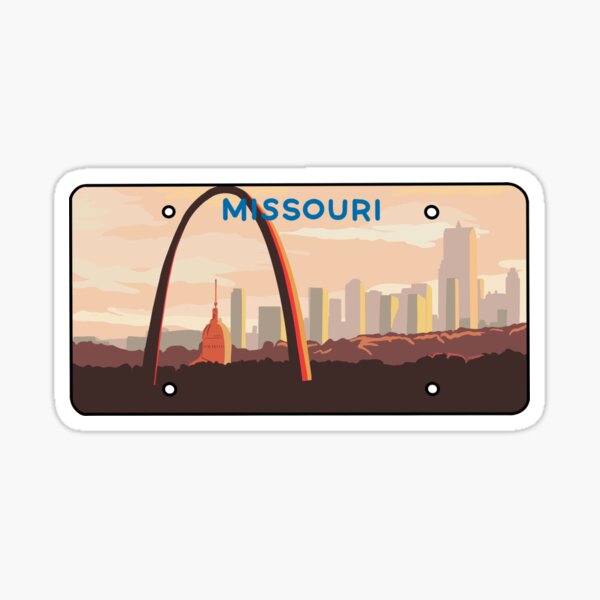 Missouri License Plate Sticker