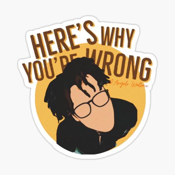 D Angelo Wallace Youtuber Design Sticker By Magicalmedic Redbubble