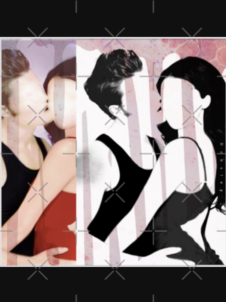 Paul Wesley and Nina Dobrev (Dobsley) Paint Drop