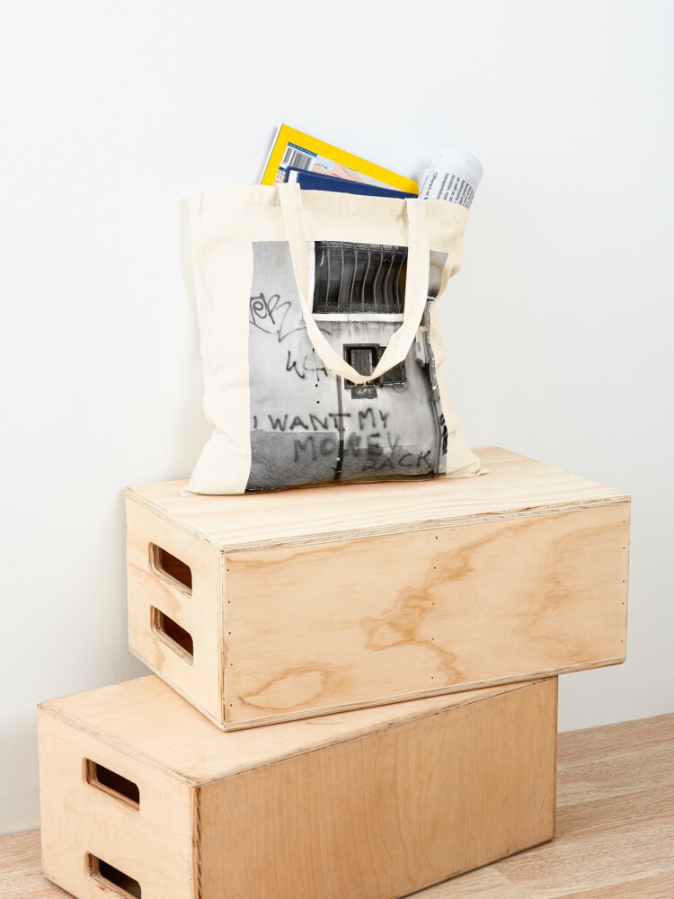 Alternate view of Not Happy! Tote Bag