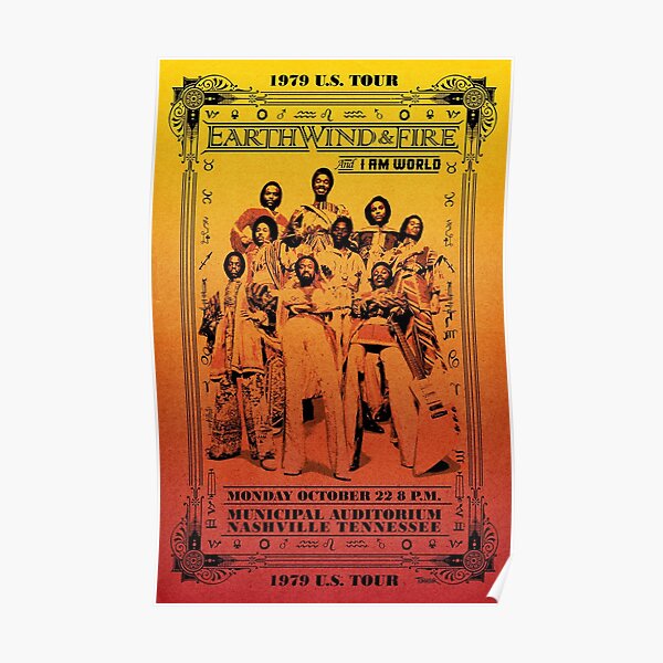 Earth Wind and Fire 1979 Concert Poster