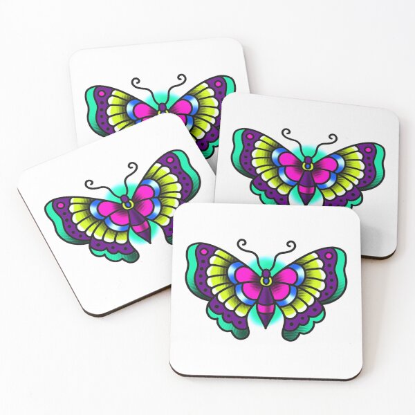 Item preview, Traditional butterfly tattoo designed and sold by KillaKPH.