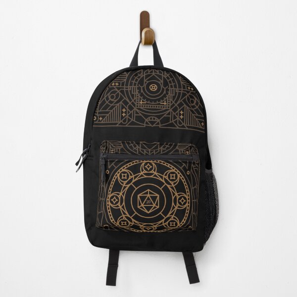 Ancient Mystical Polyhedral D20 Dice Tabletop RPG Backpack