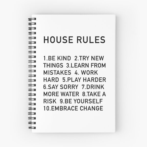 Item preview, House Rules designed and sold by corbrand.