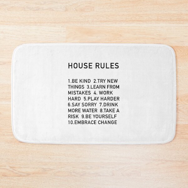 Item preview, House Rules designed and sold by corbrand.
