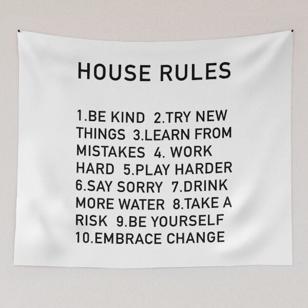 Item preview, House Rules designed and sold by corbrand.