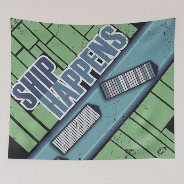 Item preview, Ship Happens Stuck in Traffic Canal Grunge Vintage designed and sold by friendly-fox.