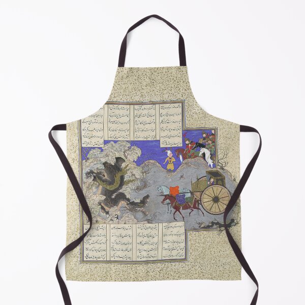 Item preview, Dragon Attacking Horse-Drawn Cart designed and sold by ArtEntwined.