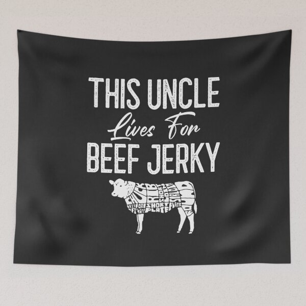 Item preview, This Uncle Lives For Beef Jerky Gift designed and sold by EricJP.
