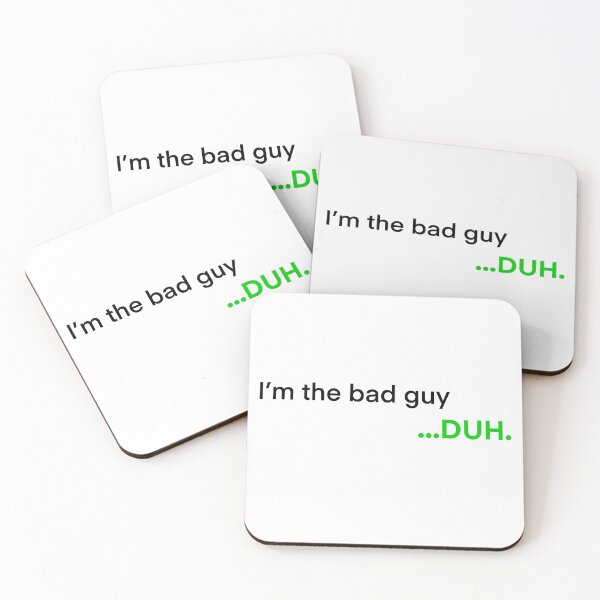 Item preview, I’m the bad guy ...duh designed and sold by ShadesOfFemme.