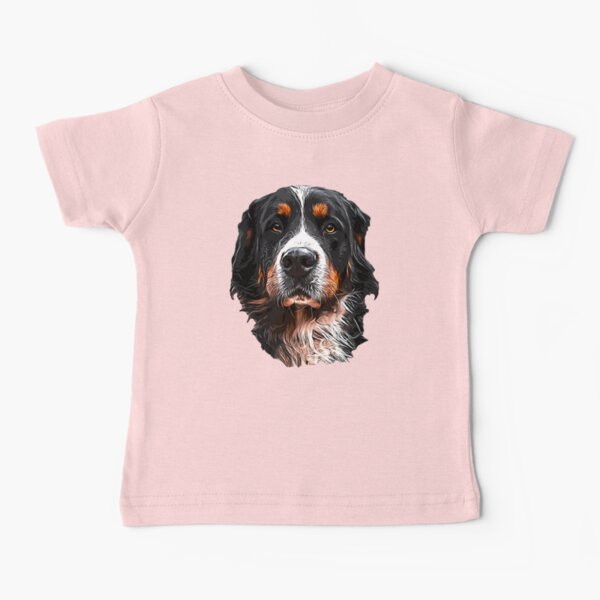 T Shirt Bebe Bouvier Bernois Juste Si Heureux Par Elegantcat Redbubble