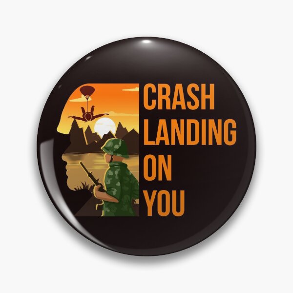 Item preview, crash landing on you. girl on a parachute. soldier designed and sold by doctors-apparel.