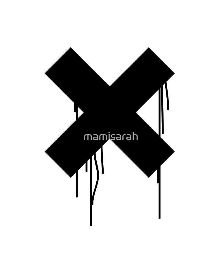 X Graffiti Drip Ipad Case Skin By Mamisarah Redbubble