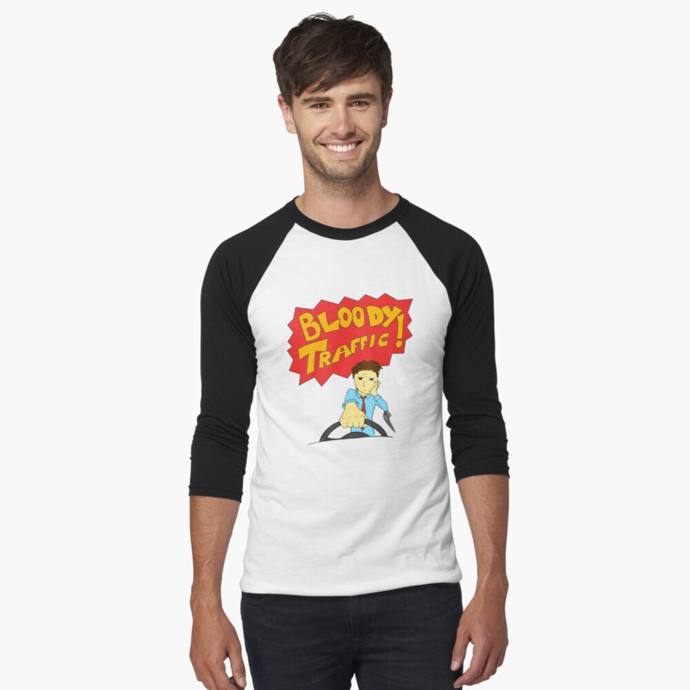 Item preview, Baseball ¾ Sleeve T-Shirt designed and sold by bydood.