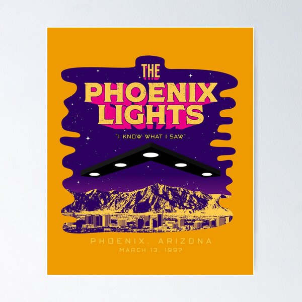 Item preview, The Phoenix Lights UFO Event - I Know What I Saw 1997 designed and sold by strangeology.