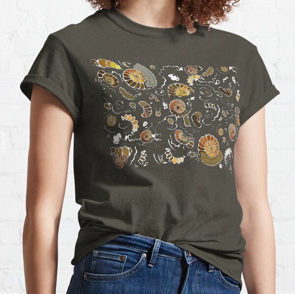 Fossilised Ammonites Classic T-Shirt