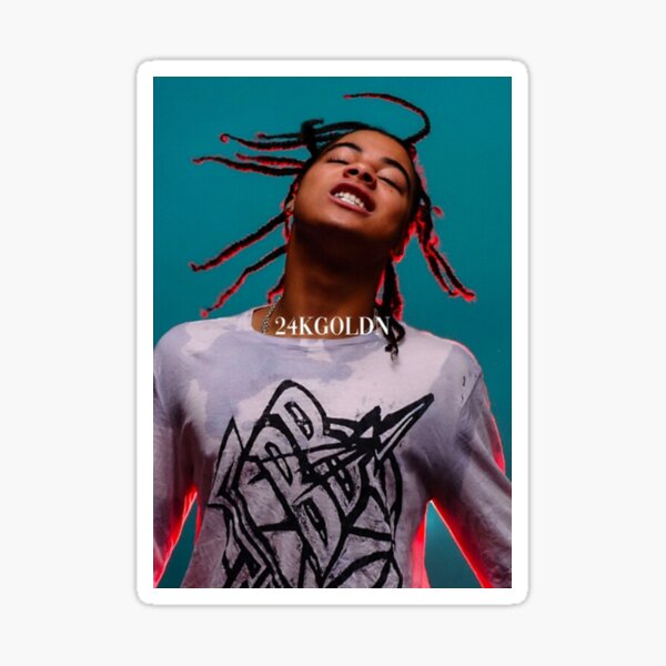 24kgldn Blue Sticker For Sale By Juliomartin Redbubble