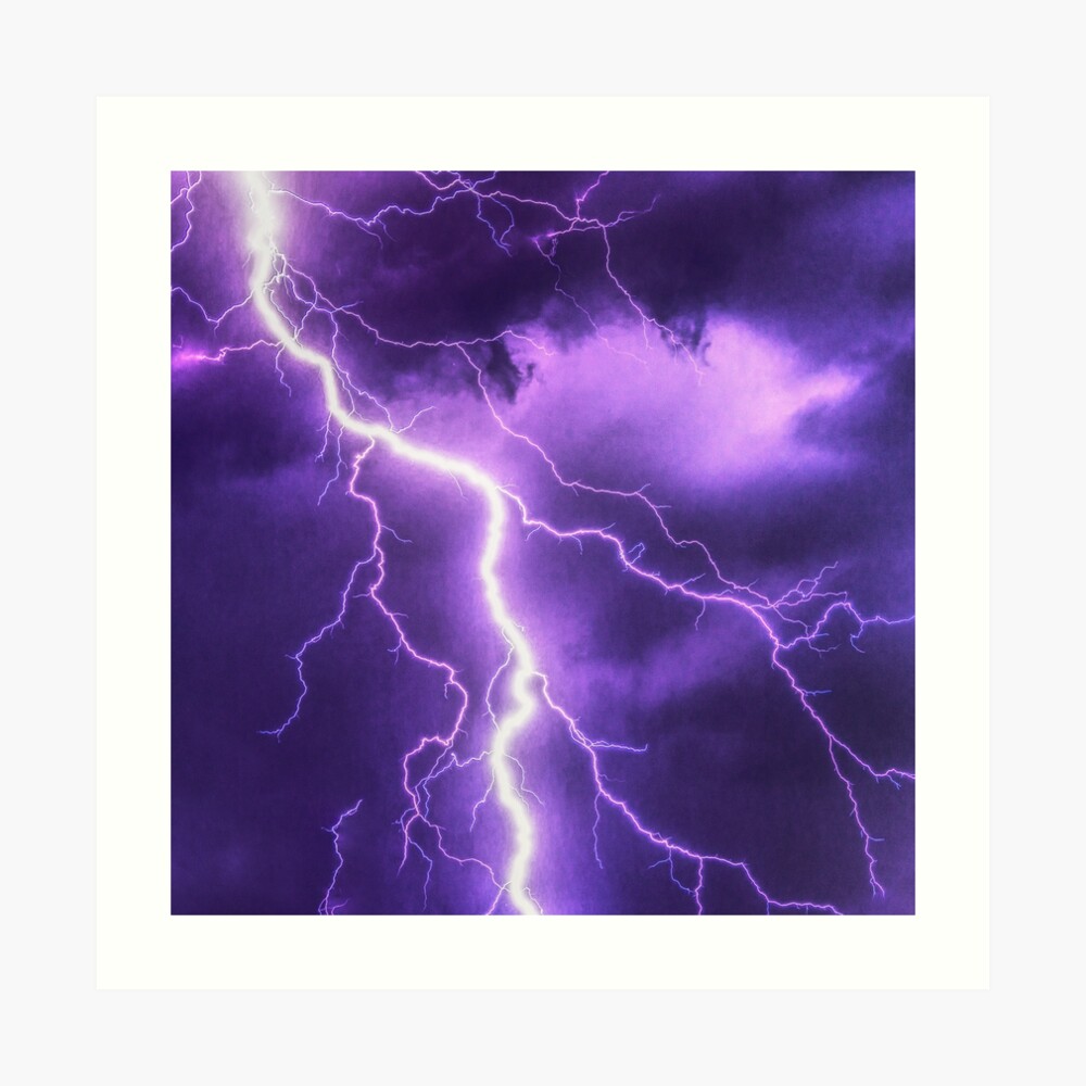 Purple Lightning Storm Leggings – FORD LA FEMME