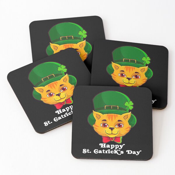 Item preview, Cat Leprechauin Happy St Catrick Day Patricks Pun  designed and sold by Targetwood834.