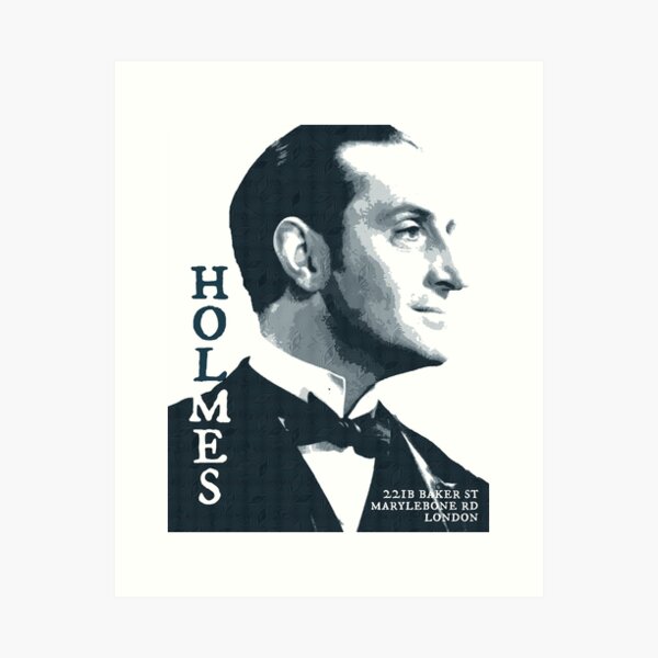 Item preview, Sherlock Holmes Basil Rathbone London Stamp designed and sold by imageren.
