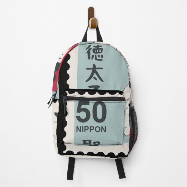 Item preview, Japanese flag inspired samurai stamp designed and sold by RRdesigned.
