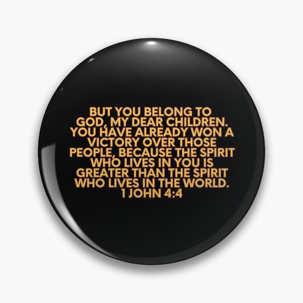 Item preview, Bible Verse 1 John 4:4 designed and sold by Prayingwarrior.