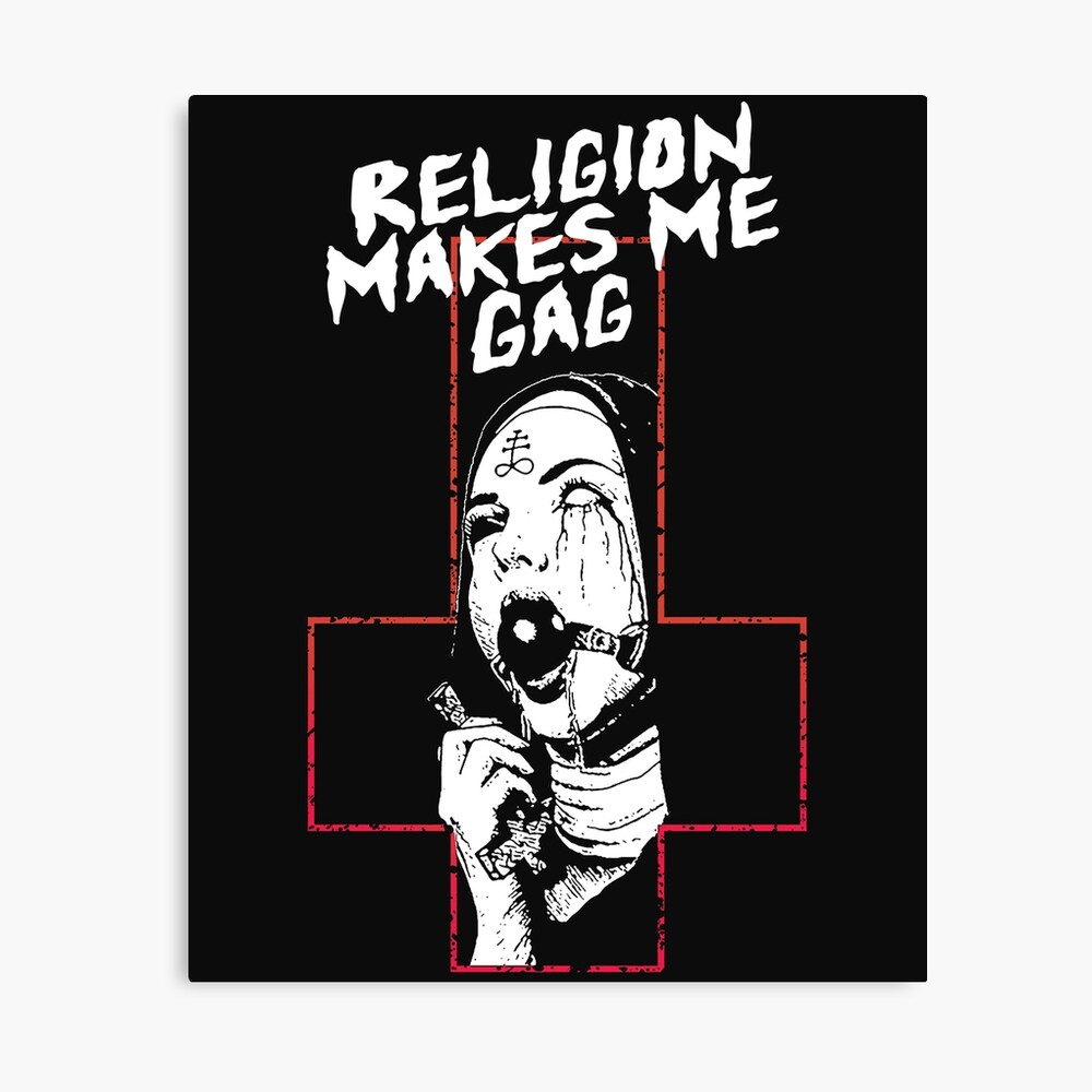 religion makes me gag hoodie