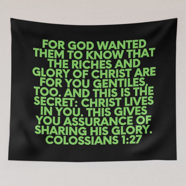 Item preview, Bible Verse Colossians 1:27 designed and sold by Prayingwarrior.