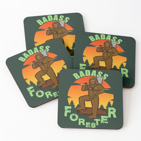 Item preview, Badass forester - cool bigfoot designed and sold by SidTastic .