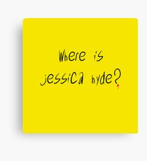 Where Is Jessica Hyde? Canvas Print