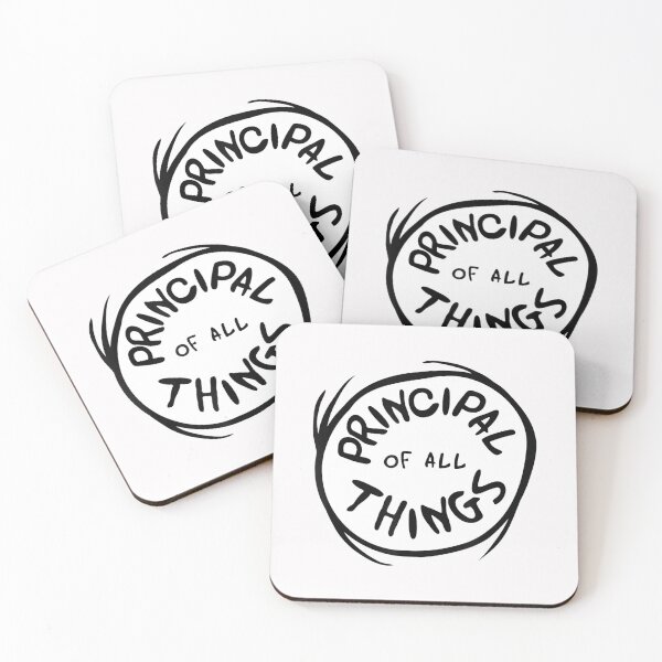 Item preview, Dr. Seus Princiipal of all Things Emblem RED  designed and sold by Targetwood834.