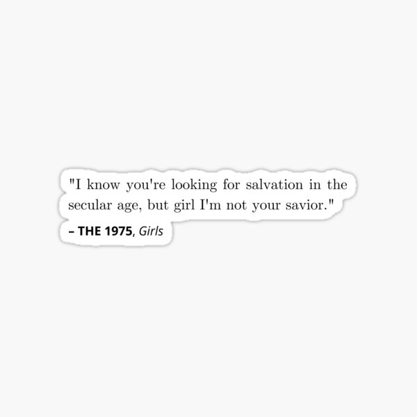 Girls by The 1975 Sticker