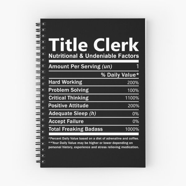 Item preview, Title Clerk T Shirt - Nutritional and Undeniable Factors Gift Item Tee designed and sold by oslandefren.