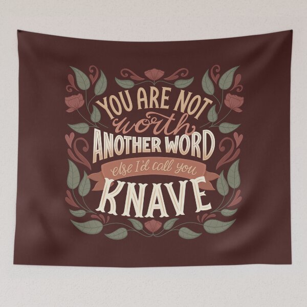 Item preview, Shakespeare Insult - Call You Knave designed and sold by Kit Cronk.