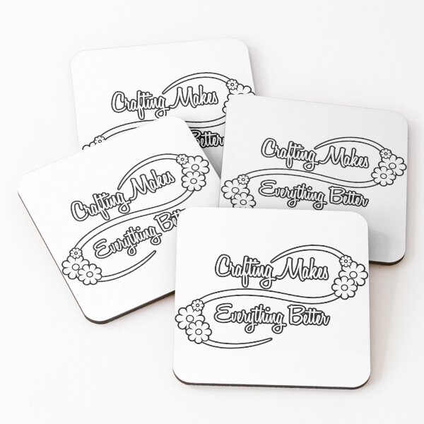 Item preview, Crafting makes Everything Better | White background designed and sold by Qestar.