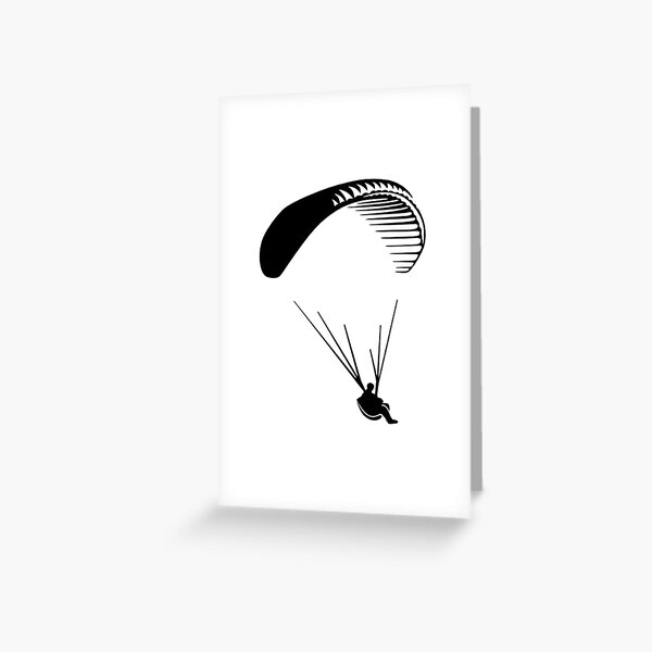 parapente Carte de vœux